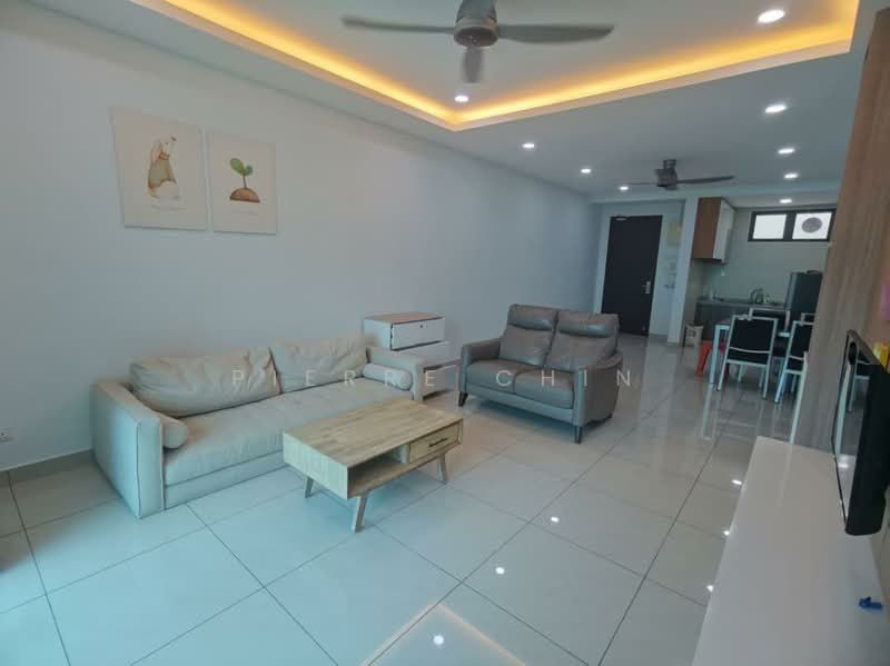 Service Residence for Sale at D'Secret Garden (Pangsapuri Kempas Indah) - Pierre Chin - Living Room - PropertyGuru.com.my
