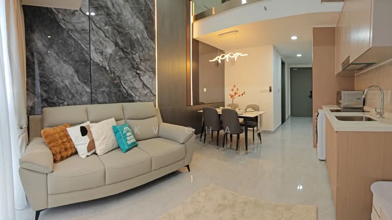 Servis Apartment untuk Disewa di Agile Bukit Bintang - KV Chai - Living Room - PropertyGuru.com.my