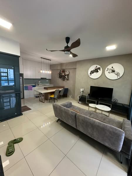 Service Residence for Rent at EkoCheras Service Residences - Wil Koh - Living Room - PropertyGuru.com.my