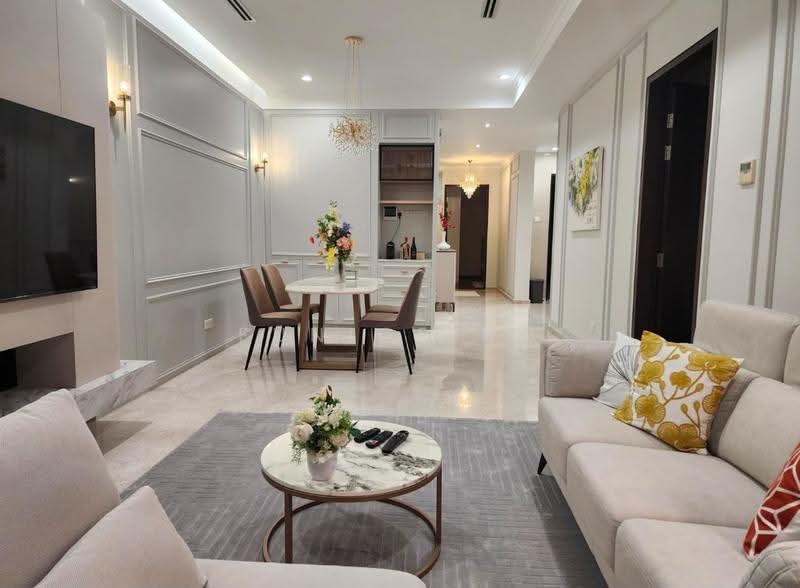 Kediaman Servis untuk Disewa di The Manor - Eunice Ng - Living Room - PropertyGuru.com.my