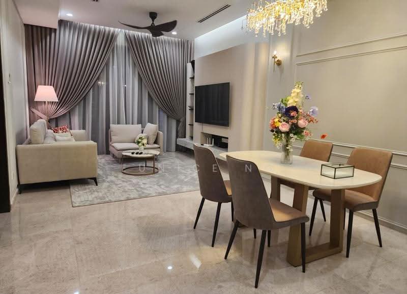 Kediaman Servis untuk Disewa di The Manor - Eunice Ng - Living Room - PropertyGuru.com.my
