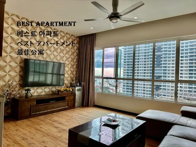 Service Residence for Rent at Birch Regency @ Penang Times Square - SH Lim - Living Room - PropertyGuru.com.my