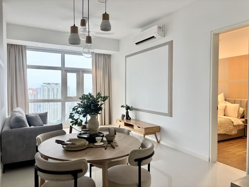 Servis Apartment untuk Disewa di Met 1 Residences - Pearl Ho - Living Room - PropertyGuru.com.my