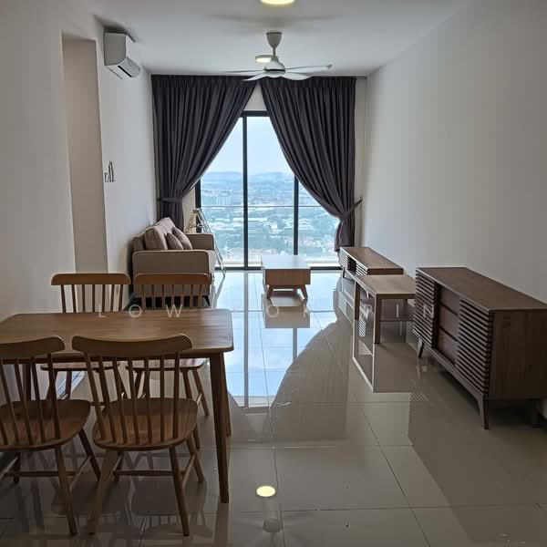 Servis Apartment untuk Disewa di United Point (Residensi Berpadu) - Low Kok Pin - Living Room - PropertyGuru.com.my