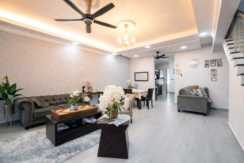 Rumah Teres 2 Tingkat untuk Dijual di Taman Sierra Ukay (Ulu Kelang) - M.J Zairin - Living Room - PropertyGuru.com.my