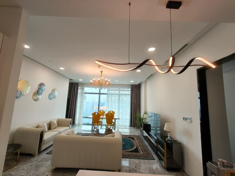 Service Residence for Sale at Four Seasons Place - Ann . - Living Room - PropertyGuru.com.my