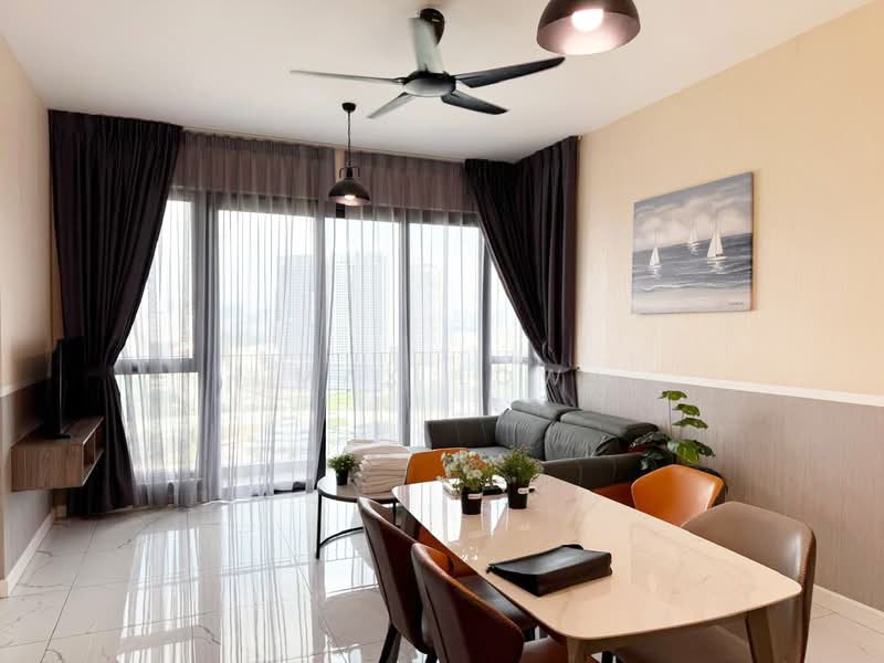 Servis Apartment untuk Dijual di Cubic Botanical - Max Low - Living Room - PropertyGuru.com.my