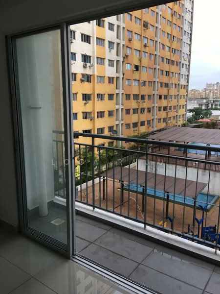 Apartment for Rent at Palm Garden Apartment - Loga Raju - Balcony - PropertyGuru.com.my