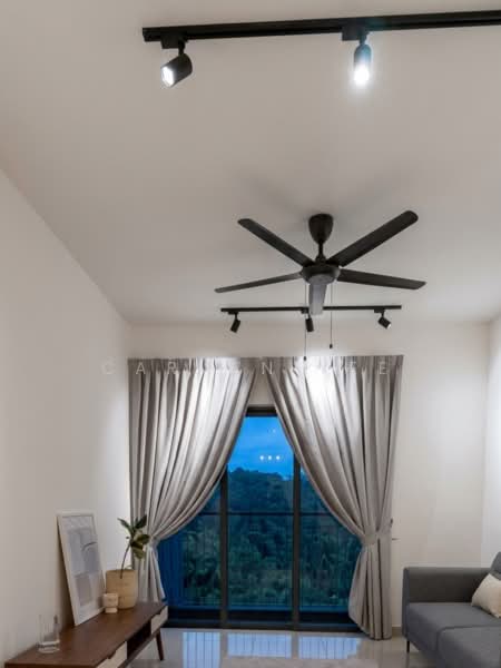 Servis Apartment untuk Dijual di D'Quince Residences - Carmen Yee - Living Room - PropertyGuru.com.my