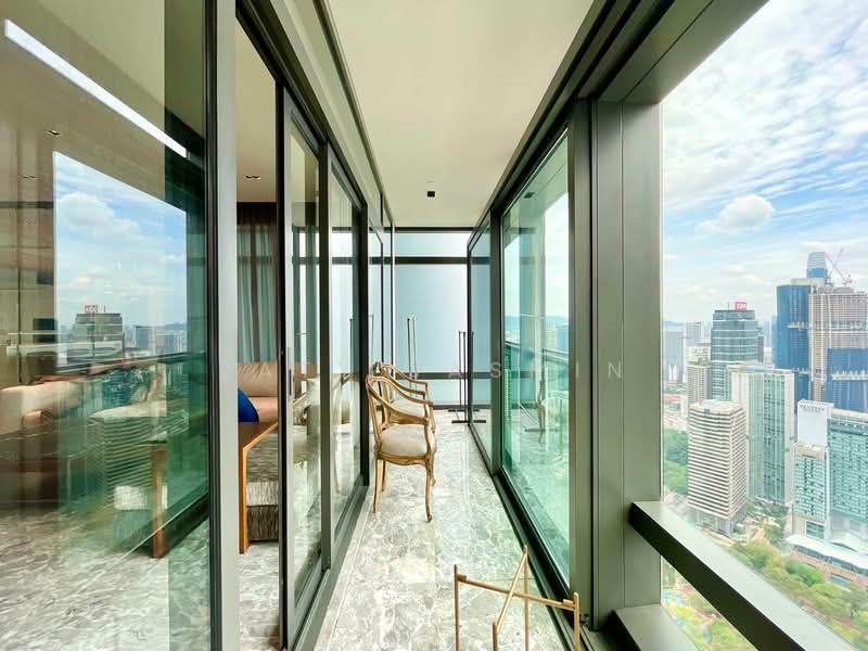 Service Residence for Sale at Four Seasons Place - Zaty Jasmin - Balcony - PropertyGuru.com.my