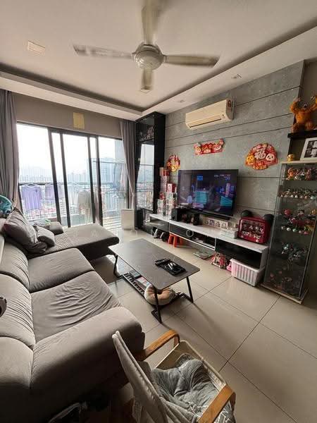 Condominium for Sale at Residensi Rampai (The Parc Tower) - Jason Ong - Living Room - PropertyGuru.com.my