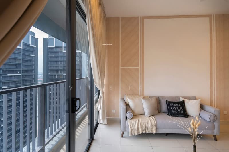 Service Residence for Rent at Setia City Residences - Vitas Tan - Living Room - PropertyGuru.com.my