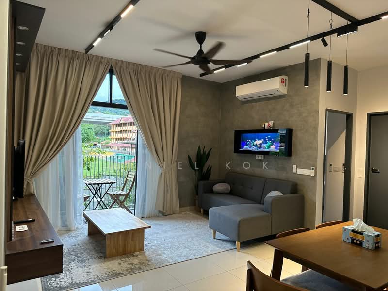 Service Residence for Rent at Henna Residence @ The Quartz WM - Daniel Kok - Living Room - PropertyGuru.com.my