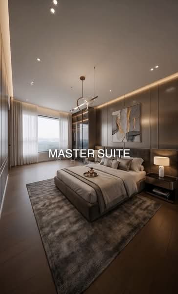 Kondominium untuk Dijual di Aetas Damansara - Alex Chang - Master Bedroom - PropertyGuru.com.my