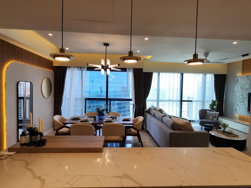 Servis Apartment untuk Dijual di TRX Residences - James Ng - Living Room - PropertyGuru.com.my