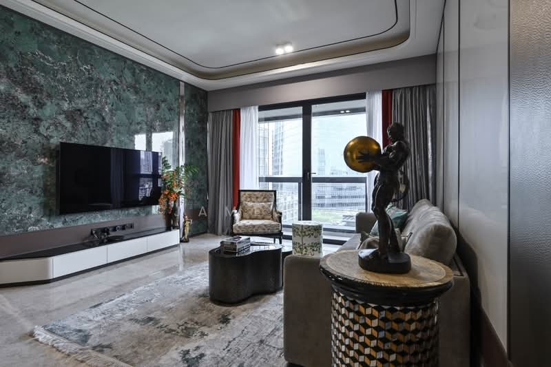 Servis Apartment untuk Dijual di TRX Residences - James Ng - Living Room - PropertyGuru.com.my