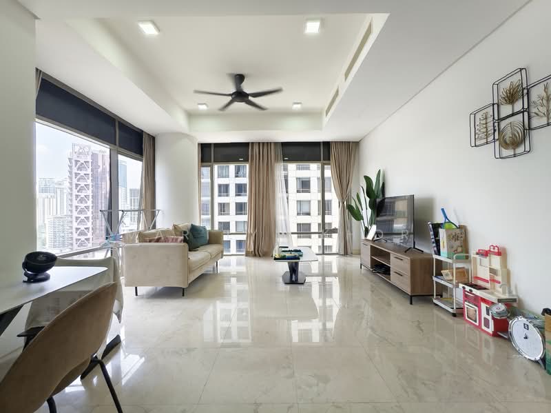 Servis Apartment untuk Dijual di Pavilion Residences - Marilyn Khor - Living Room - PropertyGuru.com.my
