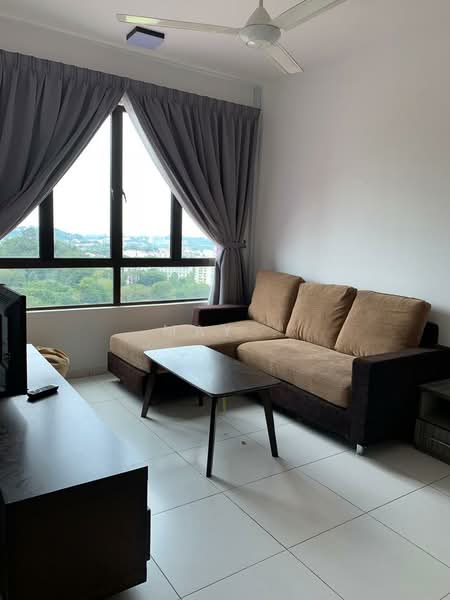 Service Residence for Rent at The Heights Residence - May . - Living Room - PropertyGuru.com.my