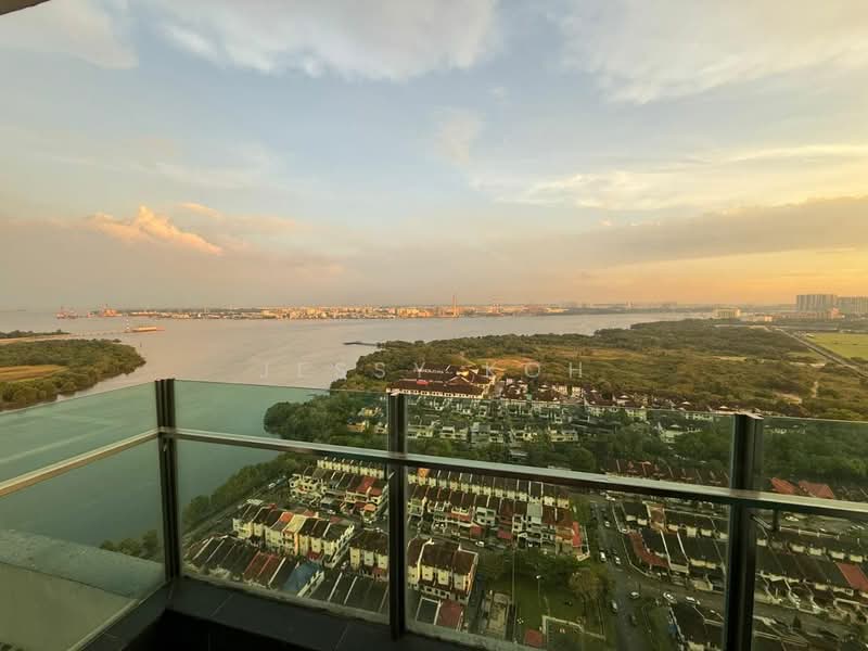 Servis Apartment untuk Disewa di Wave @ Marina Cove - Jessy Koh - Balcony - PropertyGuru.com.my