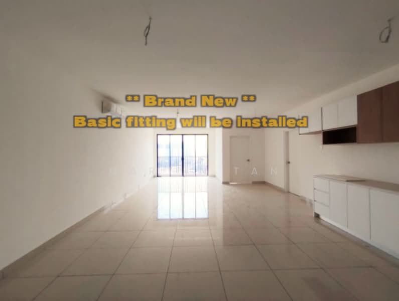 Servis Apartment untuk Disewa di AraTre' Residences - Martin Tan - Living Room & Kitchen - PropertyGuru.com.my