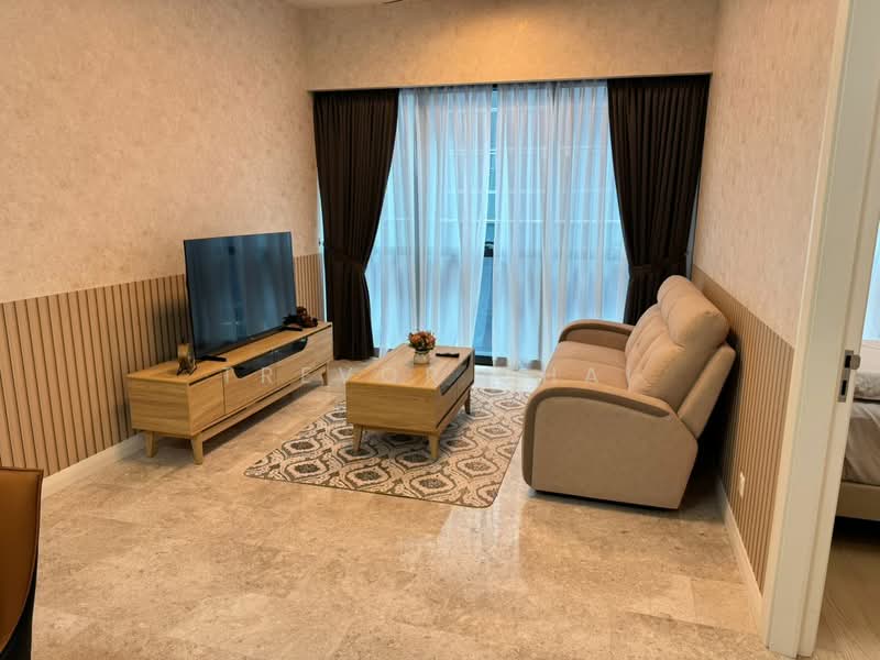 Service Residence for Rent at TRX Residences - Trevor Chai - Living Room - PropertyGuru.com.my