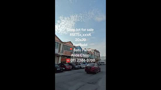 Shop / Office for Sale in Batu Pahat (Johor) - Alice Choo - PropertyGuru.com.my