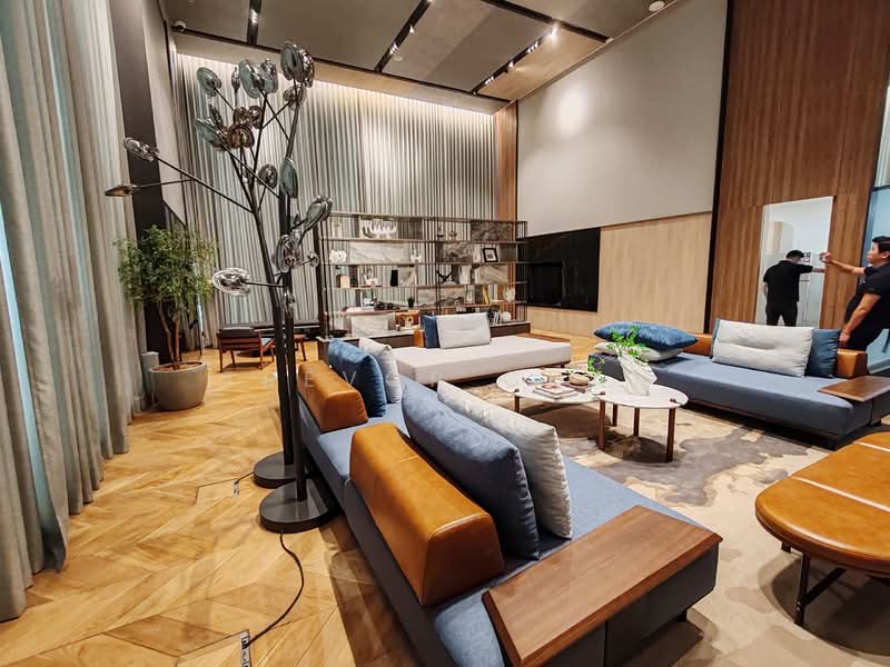 Service Residence for Rent at TRX Residences - Trevor Chai - Living Room - PropertyGuru.com.my