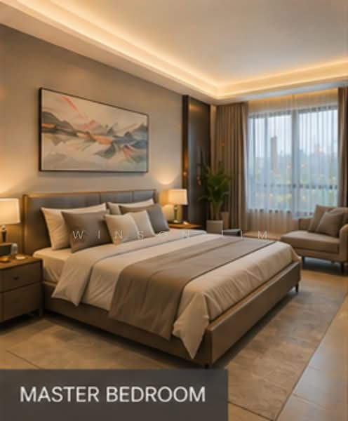 Rumah Teres 1 Tingkat untuk Dijual di Ampang Jaya (Ampang) - Winson Lim - Conceptual Master Bedroom - PropertyGuru.com.my