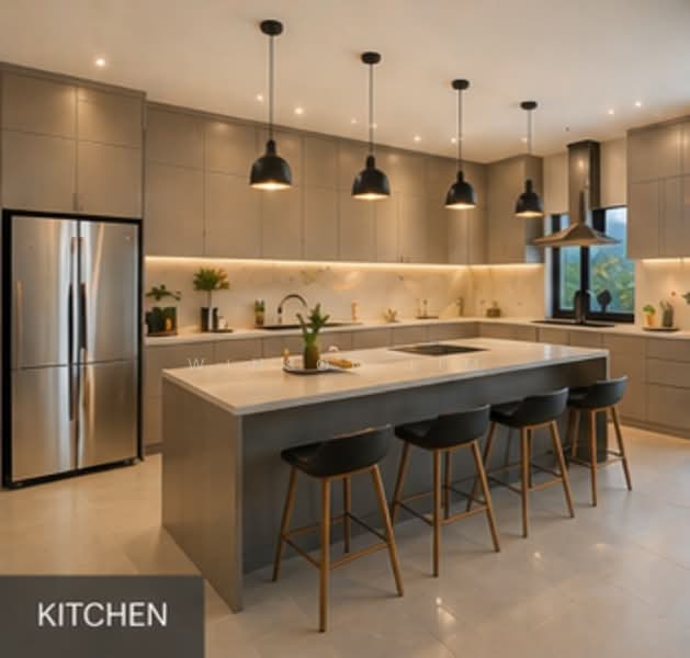 Rumah Teres 1 Tingkat untuk Dijual di Ampang Jaya (Ampang) - Winson Lim - Conceptual Kitchen - PropertyGuru.com.my