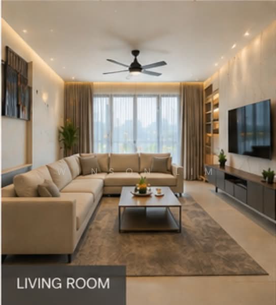 Rumah Teres 1 Tingkat untuk Dijual di Ampang Jaya (Ampang) - Winson Lim - Conceptual Living Room - PropertyGuru.com.my