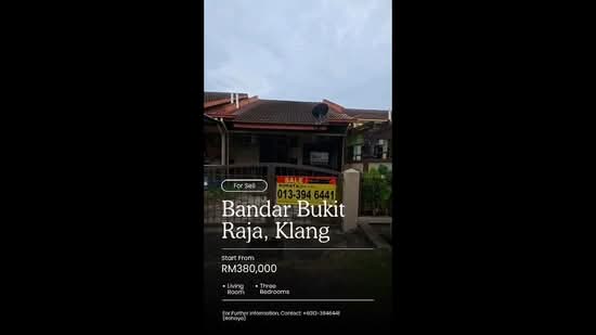 Rumah Teres 1 Tingkat untuk Dijual di Bukit Raja (Selangor) - Rohaya . - PropertyGuru.com.my