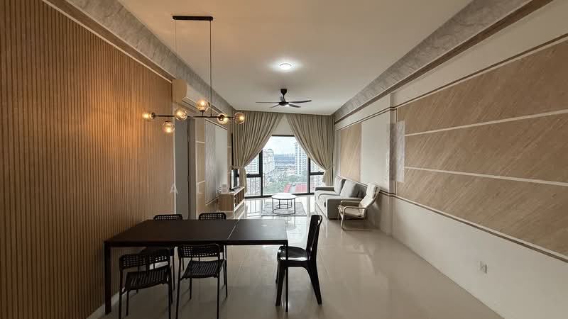 Service Residence for Rent at Sapphire Paradigm - Albert Ho - Living Room - PropertyGuru.com.my