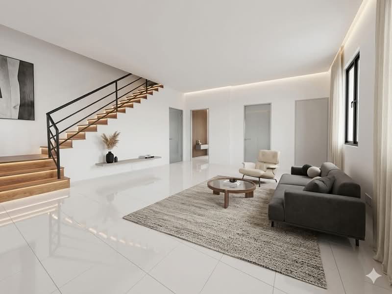Rumah Teres 2 Tingkat untuk Dijual di Matang (Kuching) - Leslie Loi - Living Room - PropertyGuru.com.my