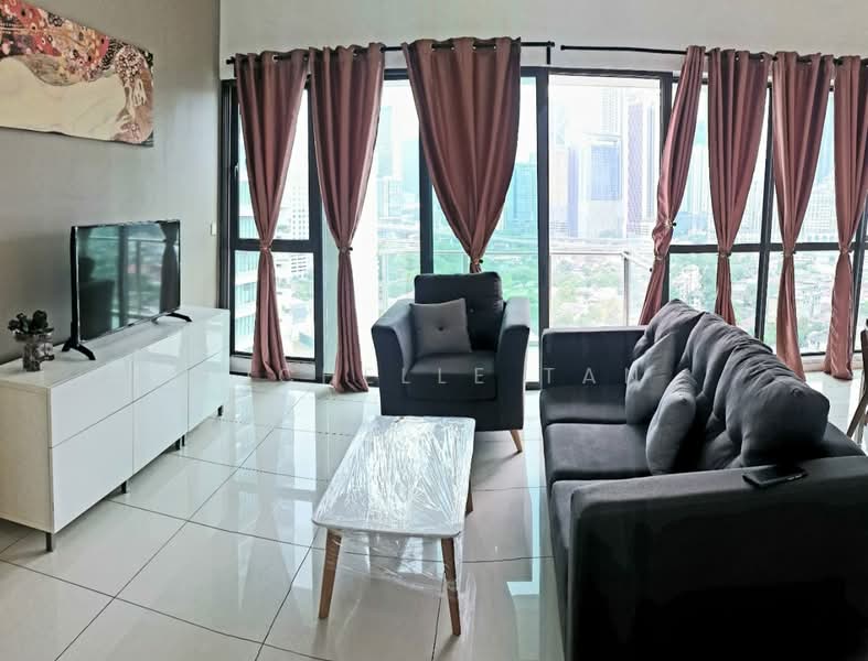 Servis Apartment untuk Dijual di Setia SKY Residences - Michelle Tan - Living Room - PropertyGuru.com.my