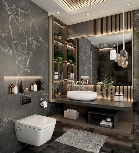 Kondominium untuk Dijual di Veridian Residence - CY Liew - Bathroom - PropertyGuru.com.my