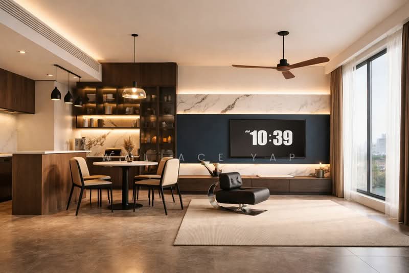 Servis Apartment untuk Disewa di TRX Residences - Wallace Yap - Living Room - PropertyGuru.com.my