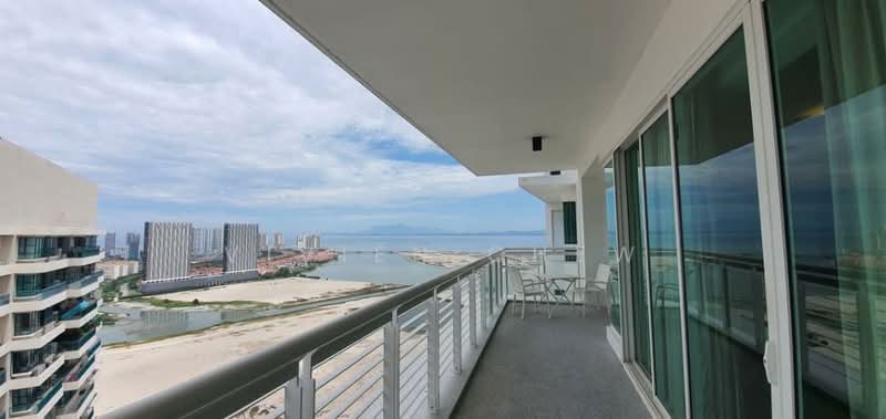 Kondominium untuk Disewa di Gurney Paragon - Vivien Chew - Balcony - PropertyGuru.com.my