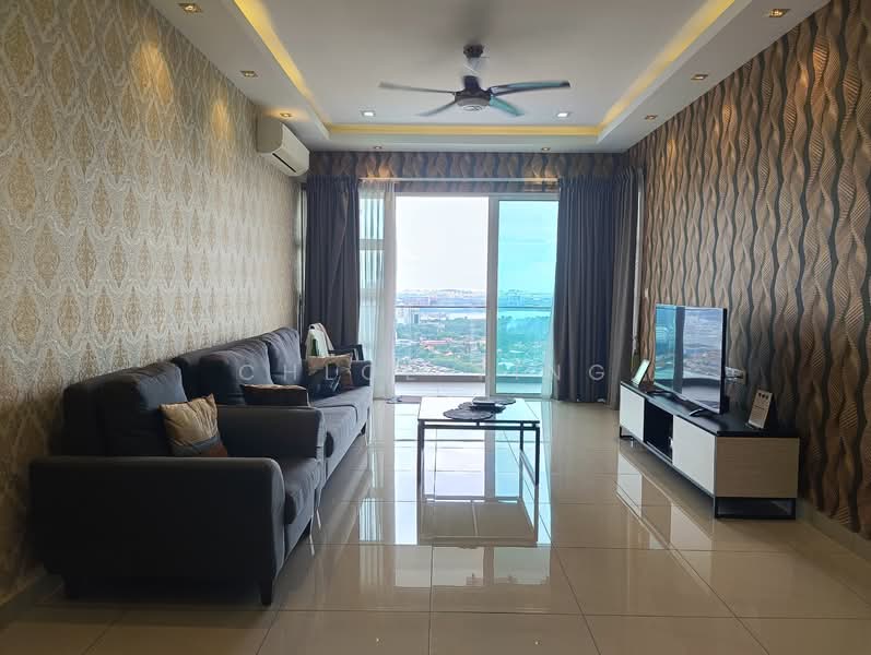Servis Apartment untuk Disewa di Pinnacle Tower - Chloe Ying - Living Room - PropertyGuru.com.my