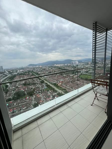 Servis Apartment untuk Dijual di United Point (Residensi Berpadu) - Ethan Loke - Balcony - PropertyGuru.com.my