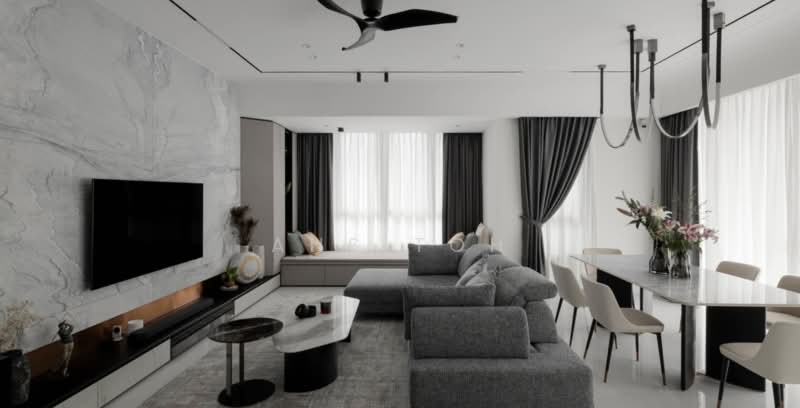 Condominium for Sale at The Treez Jalil Residen - ANS TOH - Living Room - PropertyGuru.com.my