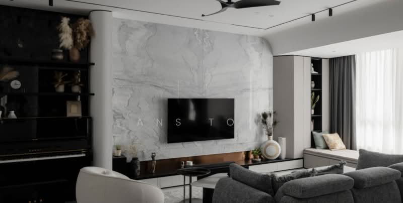 Condominium for Sale at The Treez Jalil Residen - ANS TOH - Living Room - PropertyGuru.com.my