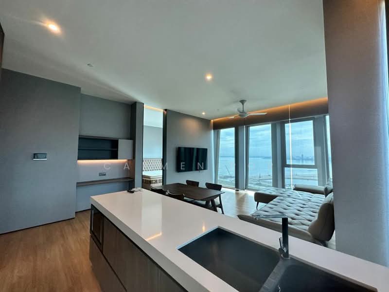 Servis Apartment untuk Disewa di City of Dreams - Carmen Por - Living Room - PropertyGuru.com.my