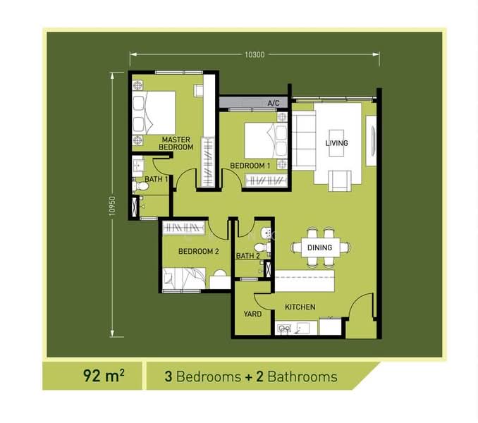 Untuk Dijual Rumbia Residence