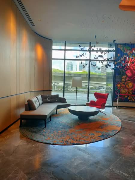 Servis Apartment untuk Disewa di ViiA Residences - S.C. Chan - Living Room - PropertyGuru.com.my