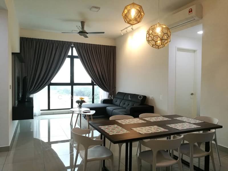Service Residence for Rent at Conezion Residences - Calvin Loke - Living Room - PropertyGuru.com.my