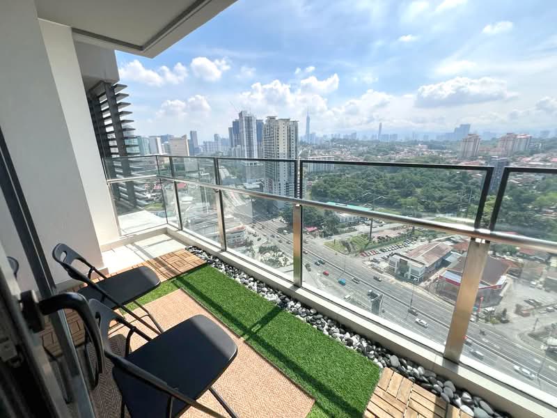 Condominium for Rent at TRIA Seputeh in 9 Seputeh, Kuala Lumpur - Dann Ng - Balcony - PropertyGuru.com.my