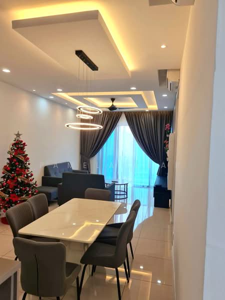 Kondominium untuk Disewa di Queens Residences Q1 @ Queens Waterfront - Pamela Yeap - Living Room - PropertyGuru.com.my