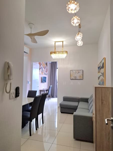 Service Residence for Rent at Zentro Residences Serviced Apartment - Sky Chan - Living Room - PropertyGuru.com.my