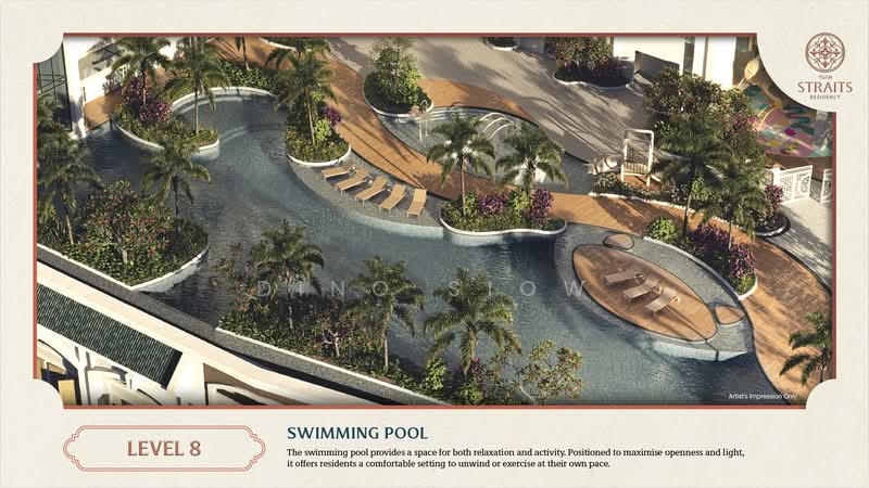 Servis Apartment untuk Dijual di Tuan Straits Residency - Dino Siow - Pool - PropertyGuru.com.my