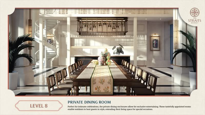 Servis Apartment untuk Dijual di Tuan Straits Residency - Dino Siow - Dining Room - PropertyGuru.com.my